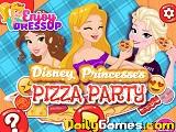 Disney princesses pizza party